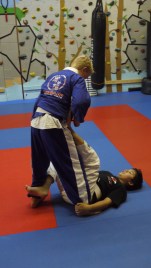 BJJ Broom Sweep in Edmonton